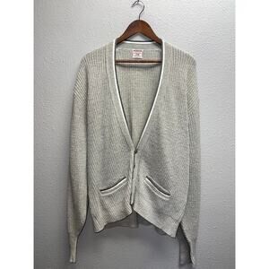 Vintage Mcgregor Cardigan Sweater USA Made Scandia Sports Oslo 44 VTG 80s XL
